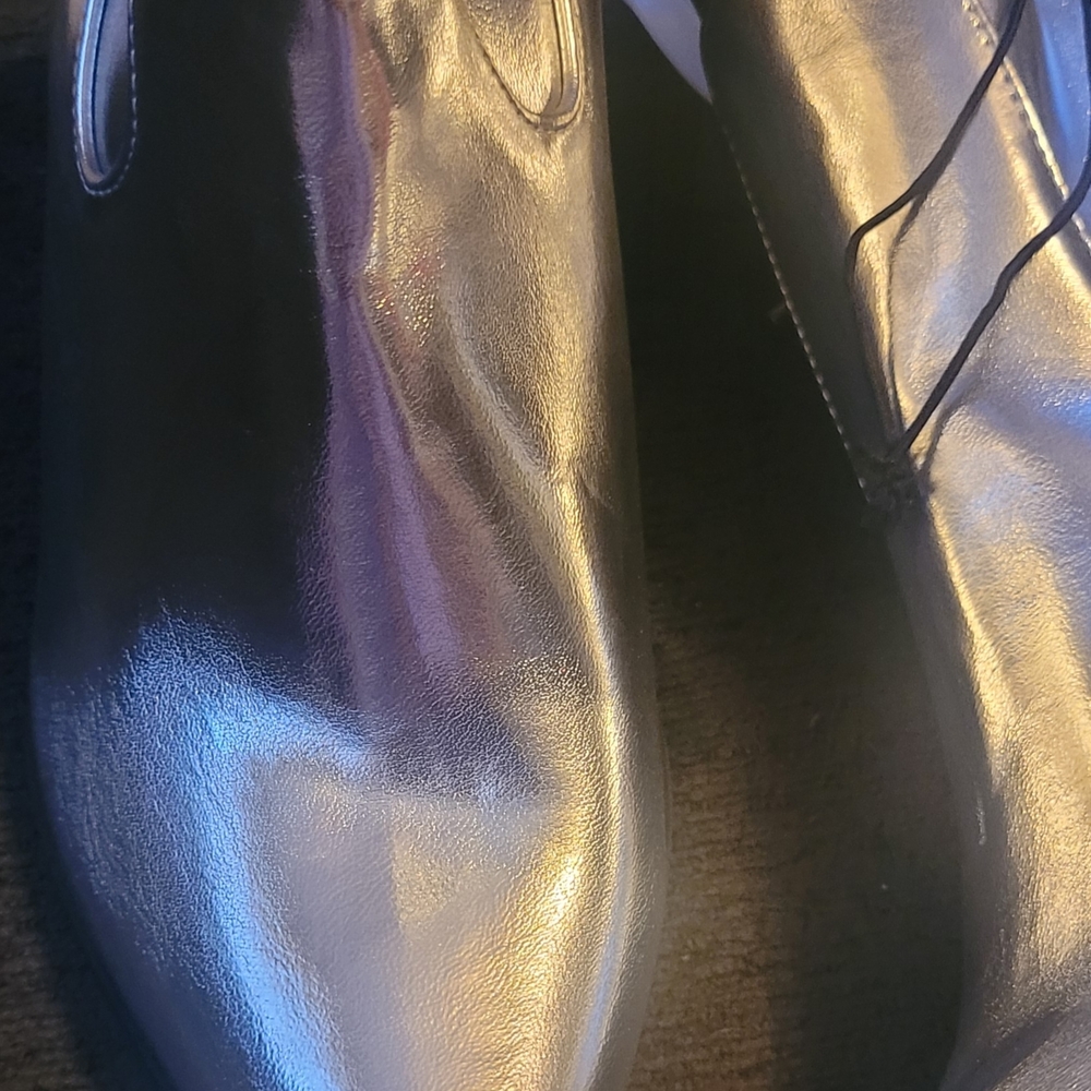 Forever 21 Shiny Black Loafers
